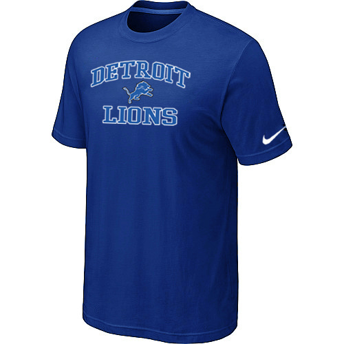 Nike Detroit Lions Heart & Soul NFL T-Shirt - Blue